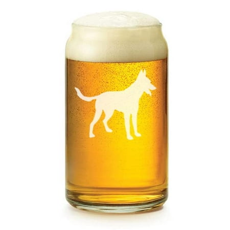 

16 oz Beer Can Glass Belgian Malinois