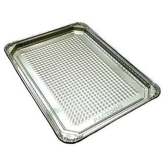 30-Pack Disposable Aluminum Foil Oven Liners – 18x15 Inch Silver Drip Pans