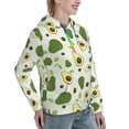 thumbnail image 3 of Hoodies for Women - green avocado Comfrt Colour Drawstring Women'S Fashion Hoodies & Sweatshirts, Fall Outfits Clothes for Women 2024 Pullover with Kangaroo Pocket, 3 of 7