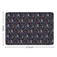 thumbnail image 5 of Dark Blue Christmas Nutcracker Pattern Flannel Non Slip Door Rugs,Washable Door Mats Indoor,Decorative Door Mats,Dirt-Resistant and Absorbent Doormat for Entrance,Bedroom,Kitchen,Bathroom,23.5"x16", 5 of 5