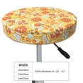 thumbnail image 4 of Susaid Cute Pizza In Various Print Elastic Bar Stool Cover Personalized Washable Stool Cover for Barbershop Home Bar Kitchen-12 inch, 4 of 7