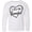 AA-White, variant on Inktastic I Love My Grandad in Black Chalk Heart Long Sleeve Youth T-Shirt