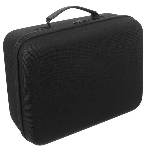 AURARMLET Large Capacity Travel Hair Dryer Case Organizer in Black, Portable Storage for