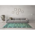 thumbnail image 3 of Ahgly Company Indoor Rectangle Oriental Light Blue Industrial Area Rugs, 7' x 9', 3 of 4