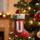 thumbnail image 1 of 26 Letters Acrylic Christmas Stocking Ornaments Style Hanging Decor For Christmas Tree Festive Holiday Gift, 1 of 4