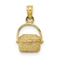 thumbnail image 1 of FB Jewels 14K Yellow Gold Nantucket Basket 2D Pendant, 1 of 4