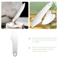 thumbnail image 3 of Raindrops Skincare Spatula Silver Metal for Beauty Shops 1 Pack, 3 of 8