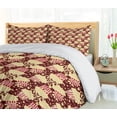 thumbnail image 5 of Ambesonne Hobby Duvet Cover Sets, Movie and Popcorn Pattern, 2-Queen, Maroon Multicolor, 5 of 7