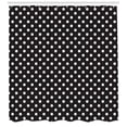 thumbnail image 3 of Ambesonne Black and White Shower Curtain, Traditional Dots, 69"Wx84"L, Charcoal Grey White, 3 of 3