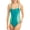 Jade/Fresh Water, variant on Dolfin Uglies Revibe High-Shine Color Block Diamondback in Jade/Fresh Water