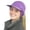 Purple, variant on TrailHeads Ponytail Hat - Fleece Beanie for Women - Warm Winter Hat with Visor - Running, Hiking - Black