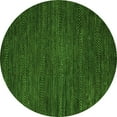 thumbnail image 1 of Ahgly Company Indoor Round Abstract Green Modern Area Rugs, 4' Round, 1 of 4