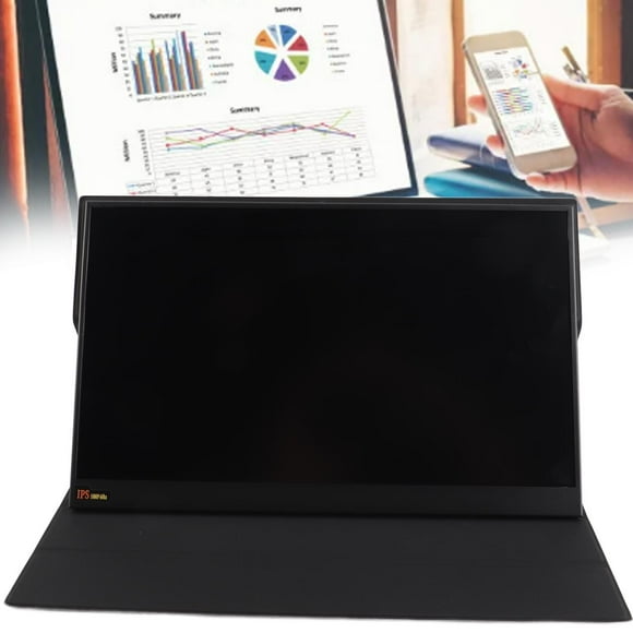 Portable Monitor, 15.6 Inch 1080P Ultra HD IPS USB C Gaming Monitor, 45 % 6 NTSC Laptop External Monitor with Dual Speaker for Laptop PC, Travel