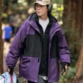 thumbnail image 3 of Chaqueta de carga impermeable tres en uno para hombre, abrigo con capucha a prueba de viento para deportes al aire libre, senderismo, Camping, escalada, pesca, chaquetas para hombre, 3 of 5