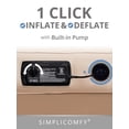 thumbnail image 2 of Simpli Comfy Queen Ez Bed Self-Inflating Air Mattress With Built-In Frame Pump And Wheeled Case Blow Up Inflatable Rolling Air Bed On Wheels (02.Queen), 2 of 5