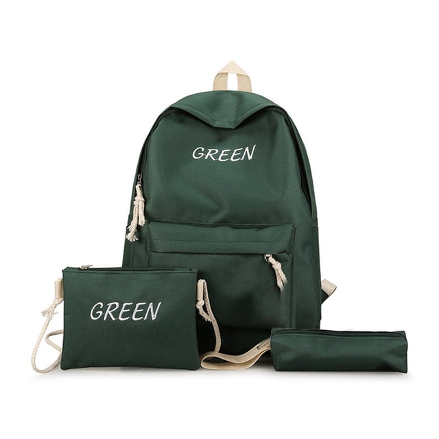 TIMIFIS Storage Backpack Fashion Style Multifunctional Large Capacity Canvas Four-Piece Bag 3Packs Storage Trunks & Bag