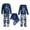Blue, variant on GRNSHTS Christmas Pajamas for Family, Matching Family Xmas PJs Sets Christmas Tree Printed Long Sleeve Top and Pants Sleepwear (Blue ,Dad/M)