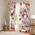 thumbnail image 3 of Manfei Cute Bear Deer Blackout Curtains Set of 2 (38x54 Each),Merry Xtmas Curtains and Drapes,Cartoon Snwoman Bow Knot Living Room Curtains For Girls Boys,Luxury Bedroom Decor, 3 of 6