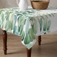 thumbnail image 4 of Sage Green Eucalyptus Table Cloth Waterproof Tablecloths, Farmhouse Botanical Leaves Tablecloth Dining Table Cover for Kitchen Party Tabletop Outdoor, Square Tablecloth 54x54 Inch, 4 of 9