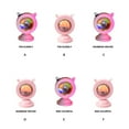 thumbnail image 4 of Sunset Projection Night Light Cute Fashion Portable Table Lamp RGB Aluminum Alloy Atmospheres Lighting Tool for Home Bedroom Type 2 Rainbow, 4 of 9