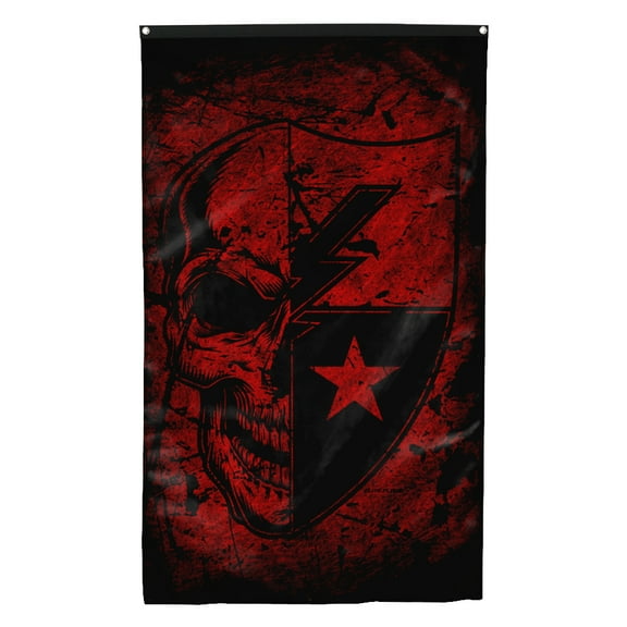Cayyon Ranger Regiment Skull Flag 3x5Feet Military Banner with 2 Brass Grommets