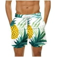 thumbnail image 2 of guisaled Bathing Suit Men Mens Swim Shorts Quick Dry Elastic Waisted Swim Trunks Summer 7 Inch Beach Shorts Loose Fit Hawaii Graphic Boardshorts, 2 of 6