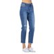 thumbnail image 1 of Jeans Judy Blue para mujer, talle alto, bordado Howdy, 16 W, 1 of 7