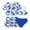 Blue, variant on BXSRUTA Girls 4 Piece Printed Swimsuit Set Quick Dry Tankini Kids Bathing Suits Summer Beach Outfits for Teen Girls