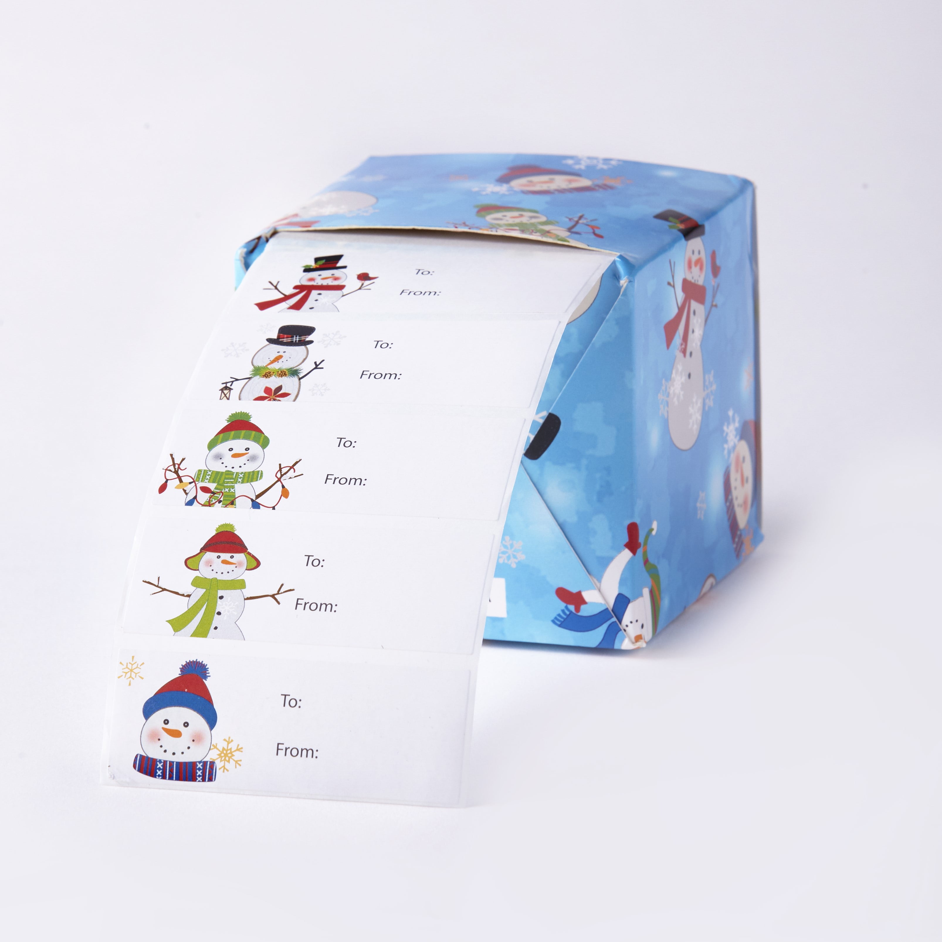 New 24xChristmas Handmade Gift Tags Present Gift Wrap Self-adhesive Sticky Label