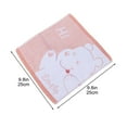 thumbnail image 3 of Cotton Gluttonous Bear Pattern Kindergarten Baby Towel Soft Absorbent Four Colors Optional Care Baby Delicate Skin, 3 of 8
