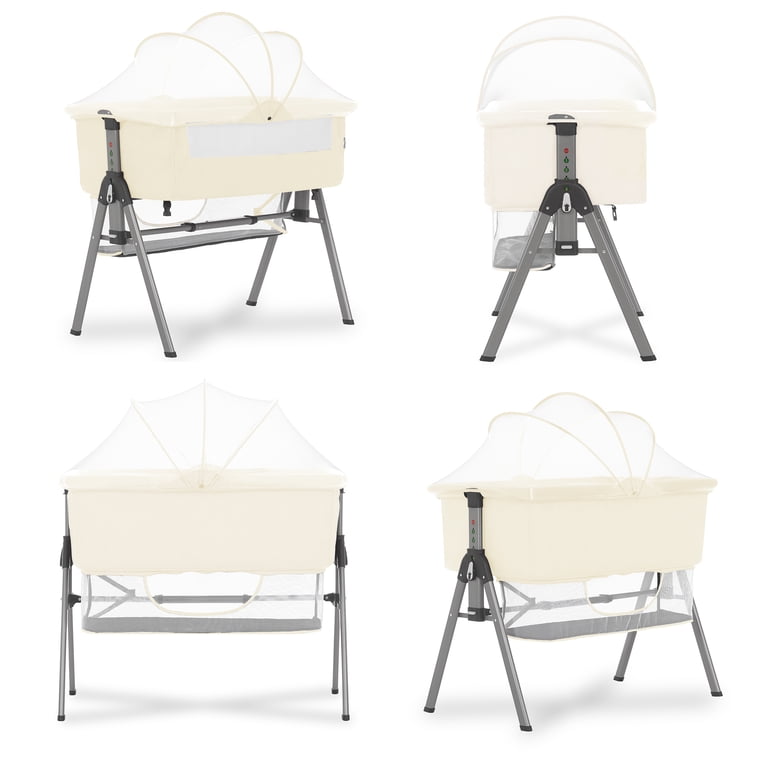 Bedside Bassinet with Adjustable Heights and Carry Bag photo 4