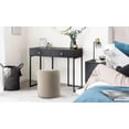 thumbnail image 5 of Get Style Ensemble Pouf Rond en Bouclé Paulo avec Siège Rembourré Confortable (Kaki), 5 of 5