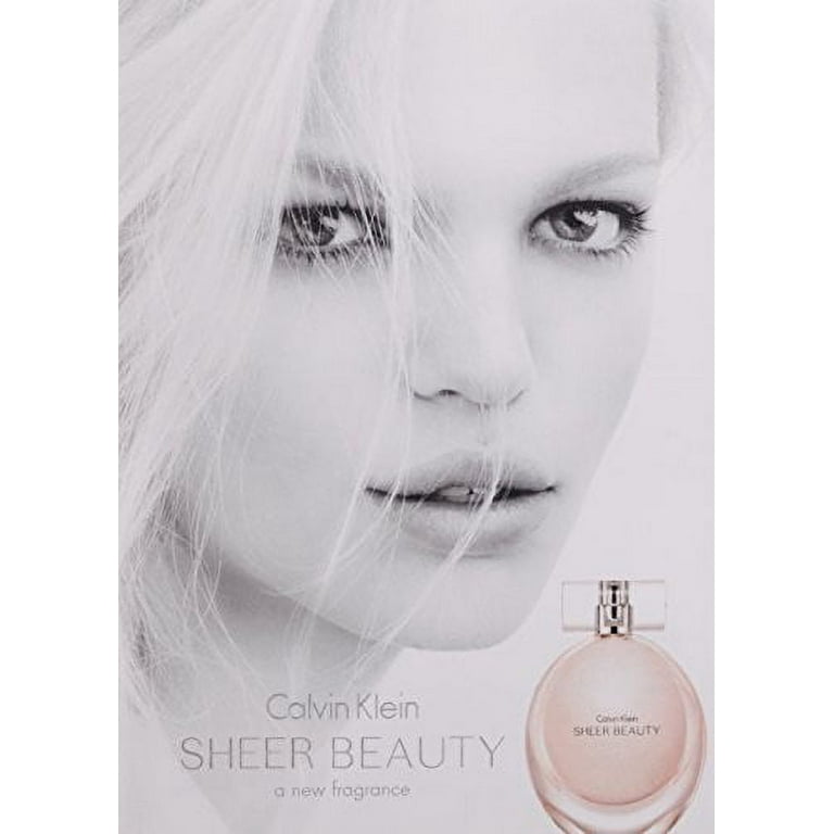 Calvin Klein Sheer Beauty Essence Eau de Toilette Spray Perfume For Women,  3.4 Oz