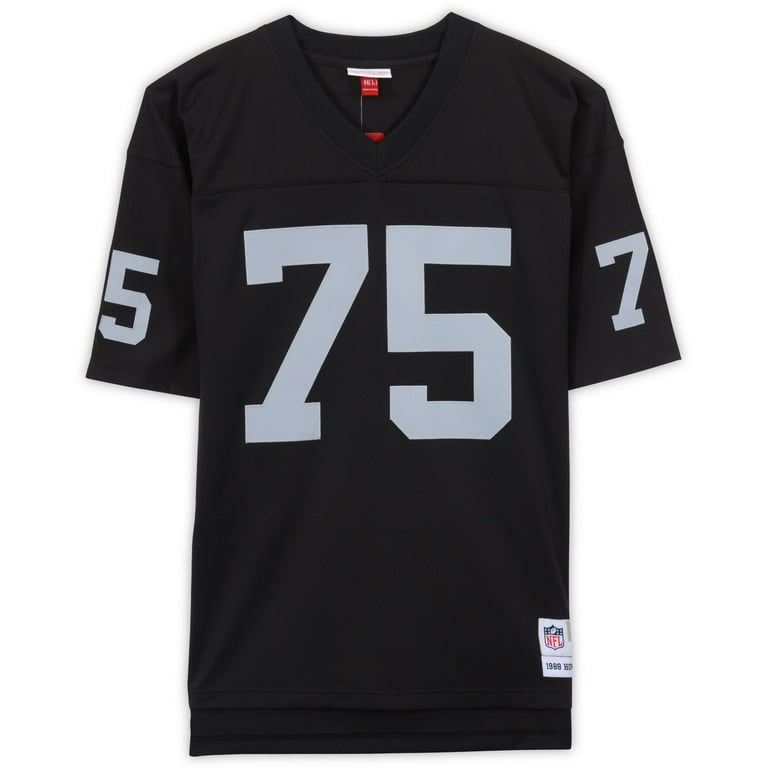 Howie Long Las Vegas Raiders Autographed Mitchell & Ness Black