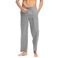 thumbnail image 1 of Franhais Men Fashion Loose Long Pants Elastic Waist Trousers Summer Casual Jogger Pants Sweatpants, 1 of 5