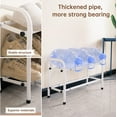 thumbnail image 5 of 3-Tier Expandable Shoe Rack,Adjustable Shoe Shelf Storage Organizer Heavy Duty Metal Free Standing Shoe Rack for Entryway Closet Doorway (White), 5 of 7