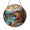 Acrylic 3.5 Inch, variant on Vibrant Beaver Stained Glass Suncatcher, Circular Window or Wall Decor, Nature Inspired Home Accent, Ideal Gift for Wildlife Enthusiasts