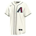 thumbnail image 2 of Men's Nike  Cream Arizona Diamondbacks Home Replica Jersey, 2 of 3