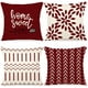 thumbnail image 1 of Juego de 4 fundas de almohada decorativas YCOLL de lino de 45 x 45 cm, 1 of 6
