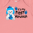 thumbnail image 4 of Inktastic It's My 1st Hanukkah Cute Bear with Dreidel Boys or Girls Baby Bodysuit, 4 of 5