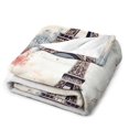 thumbnail image 3 of Eiffel Tower for Women Men Kids Flannel Throw Blankets Soft Fuzzy Lightweight for Home Decor Couch Bed Sofa, 3 of 8