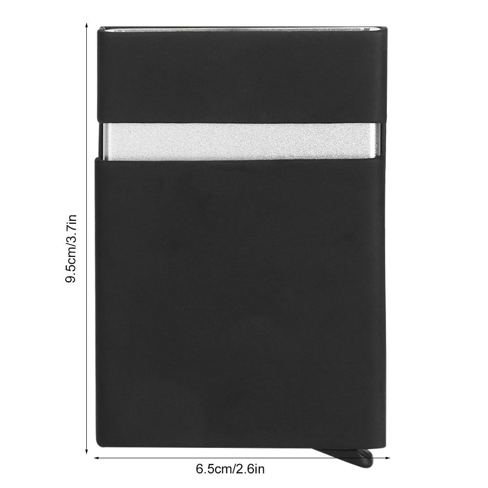 Fdit Fashionable Simple Credit Card Holder Aluminium Alloy Business