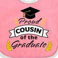 thumbnail image 4 of Inktastic Proud Cousin of the Graduate-family Graduation Boys or Girls Baby Bib, 4 of 4