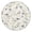 Butterfly, variant on Round Tablecloth Romantic Aesthetic Floral Design, Elastic Waterproof Vinyl Table Cover with Back for Outdoor Garden Events