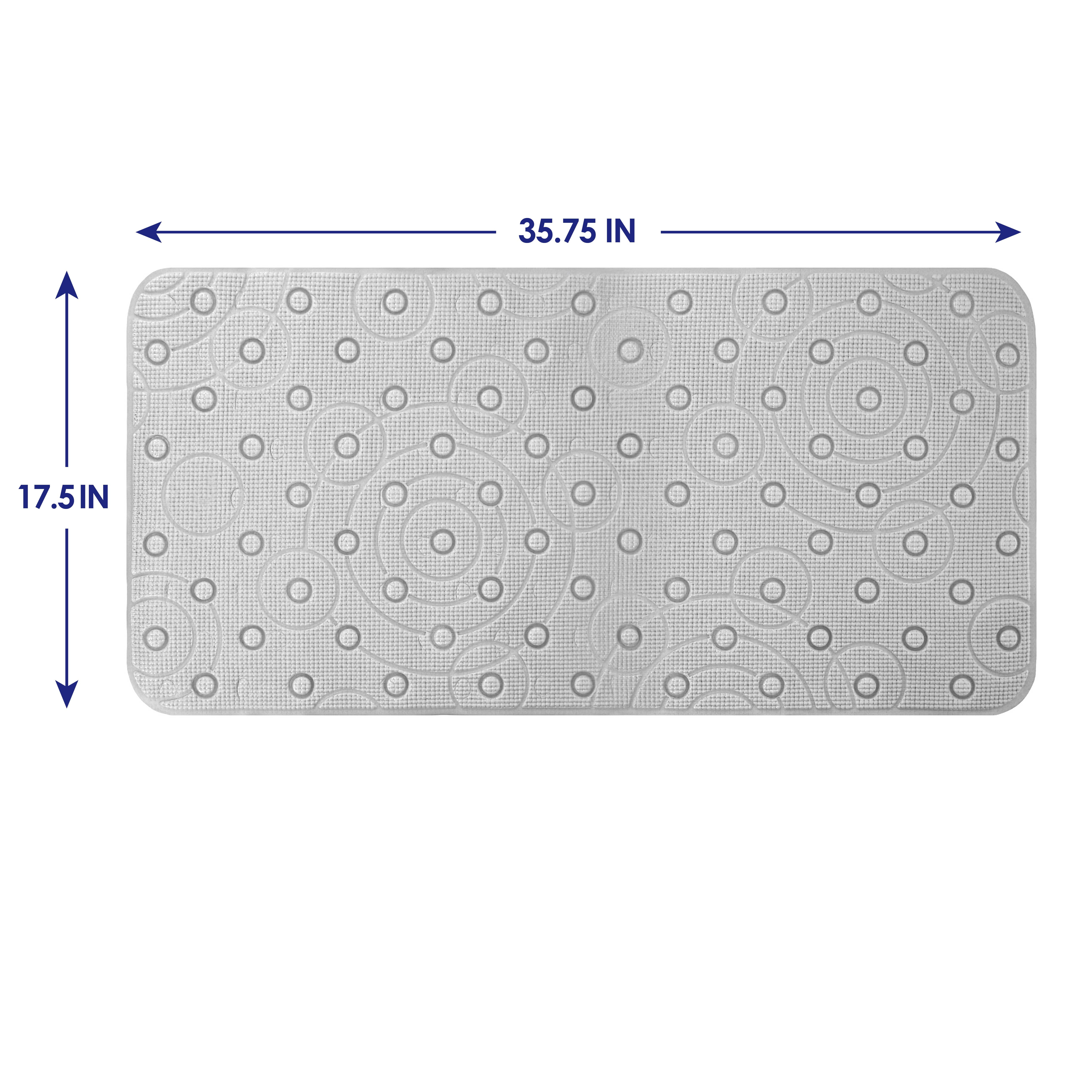 Anti Slip PVC Bathroom Mat-(2416)-Grey – Apricot
