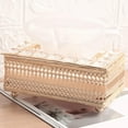 thumbnail image 3 of Caja para Servilletero Decorativo Rectangular Macarena Dorado Francés 19.5x11x9.5cm sostenedor del tejido, 3 of 8