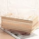 thumbnail image 4 of Caja de pañuelos rectangular de cristal para baño de hotel, contenedor francés Francés Dorado 19.5x11x9.5cm, 4 of 9