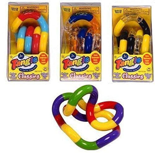 Genuine Tangle Jr Classic Collection Fidget Stress Autism SEN ADHD Sensory Toy 