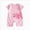 A33-Pink, variant on Baby Boys Girls Summer Short Sleeve Bubble Romper One-piece Pink Onesie Outfit 6-12 Months 12-24 Months 2t 3t 4t 5t 6t 7t 8t 9t Children 0-3 Months