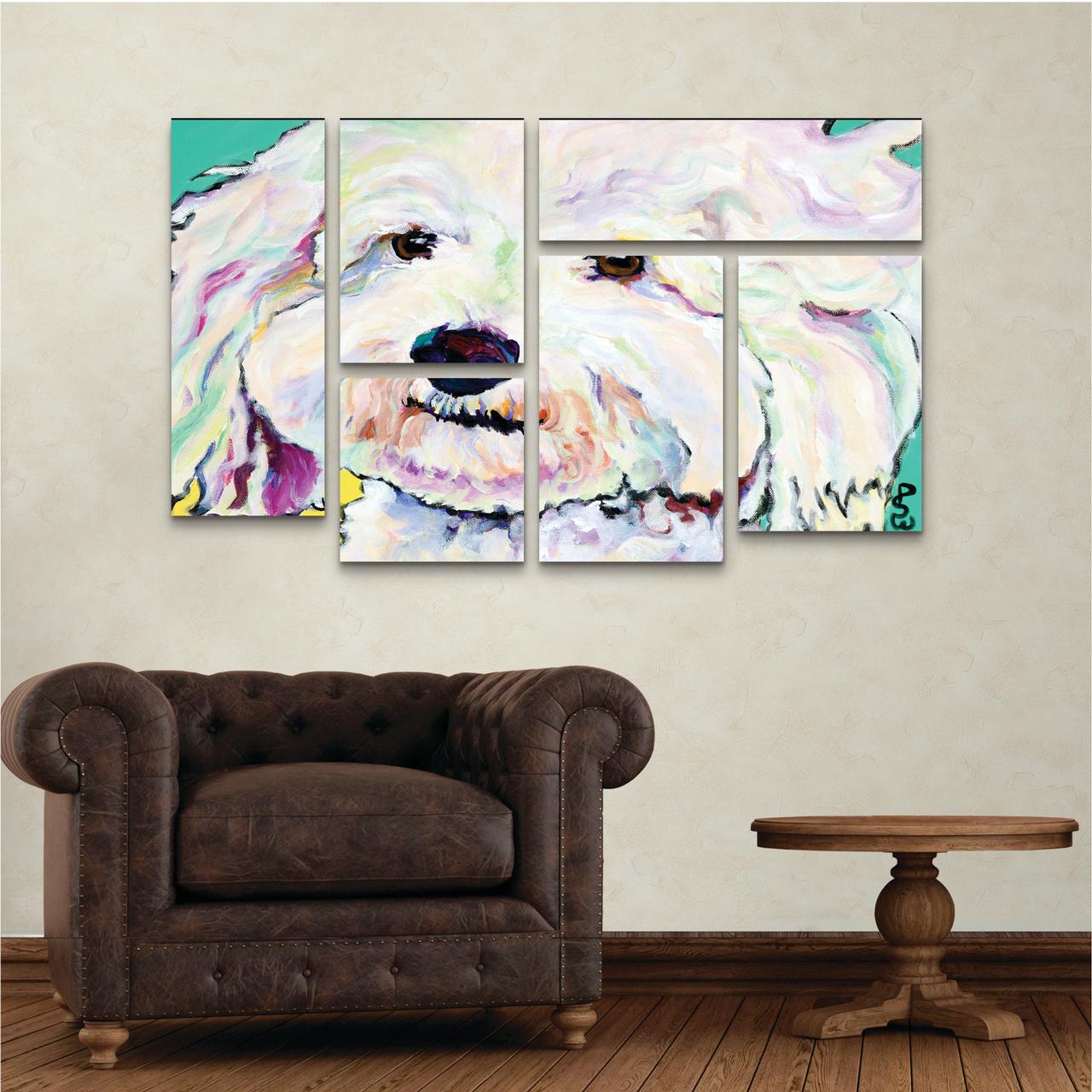 Trademark Fine Art 'Buttons' Canvas Art by Pat Saunders-White